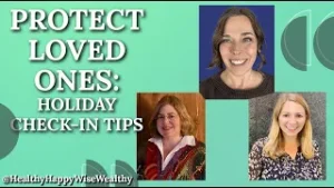 Dr Sandra Weitz & Carrie Ingerman discuss tips for holidays and aging.